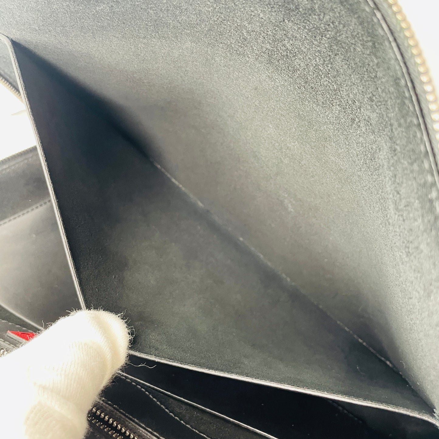 VALENTINO Leather VLTN Clutch Bag
