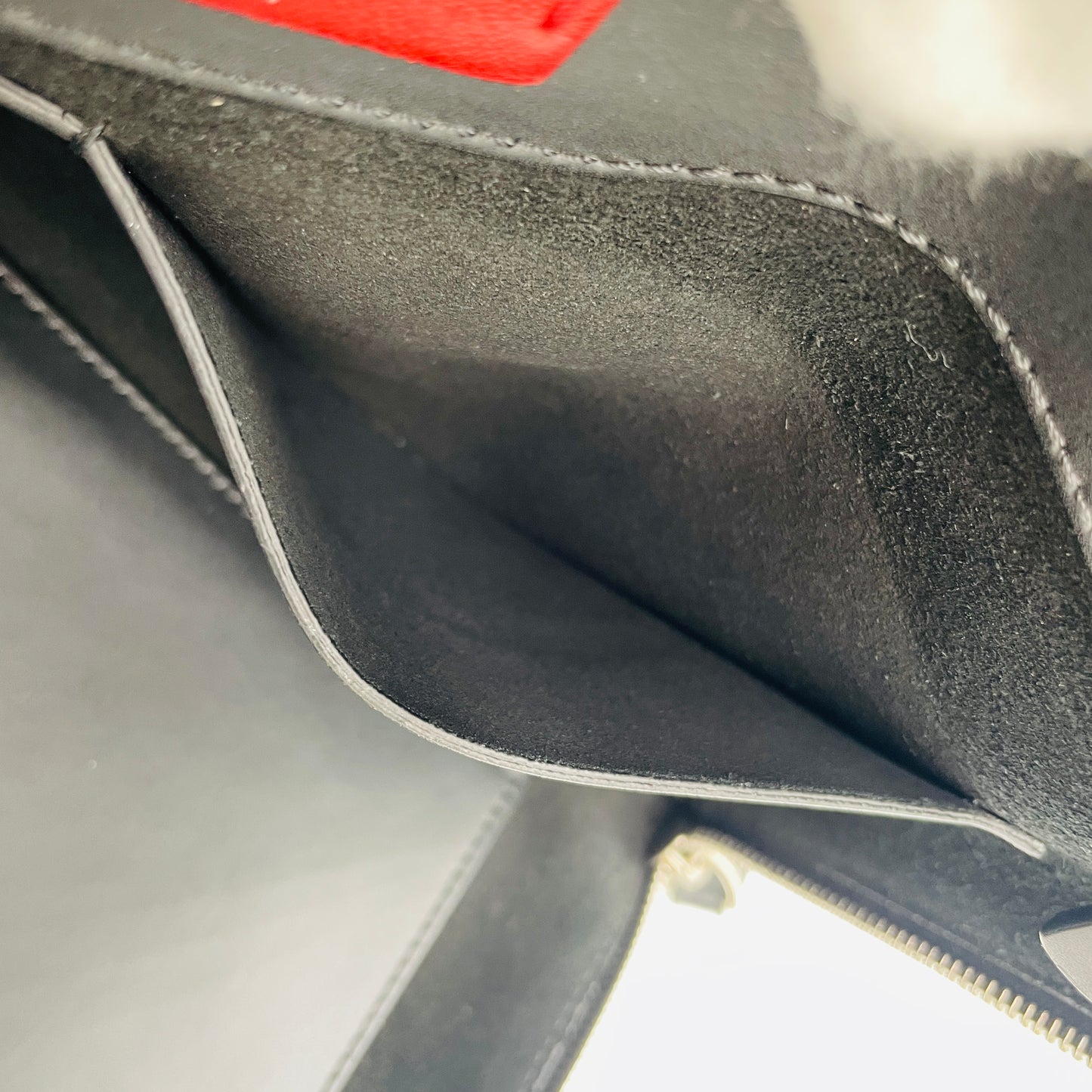 VALENTINO Leather VLTN Clutch Bag