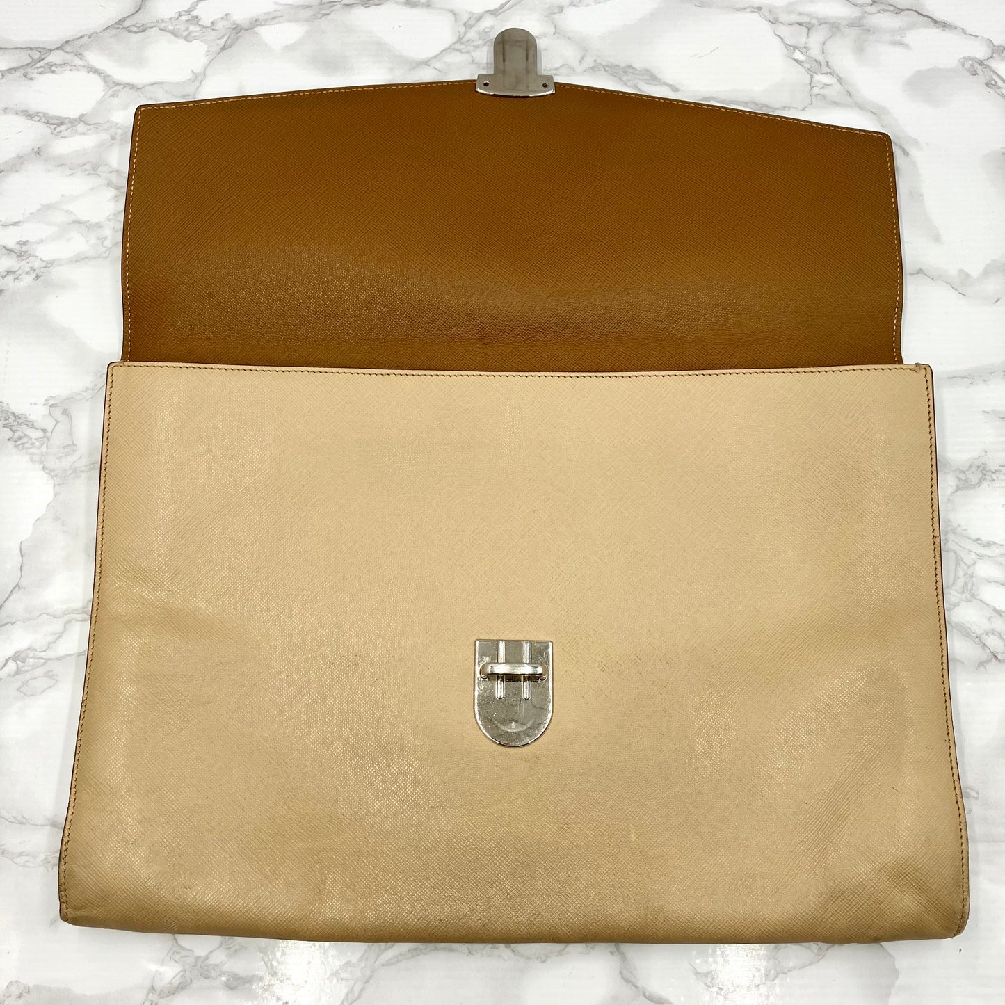 PRADA Saffiano Clutch Bag
