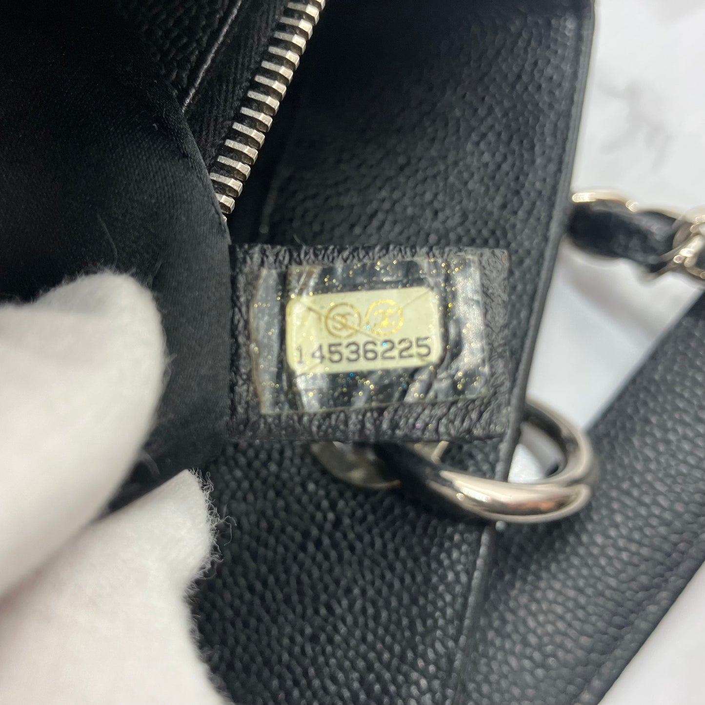 CHANEL caviar skin GST