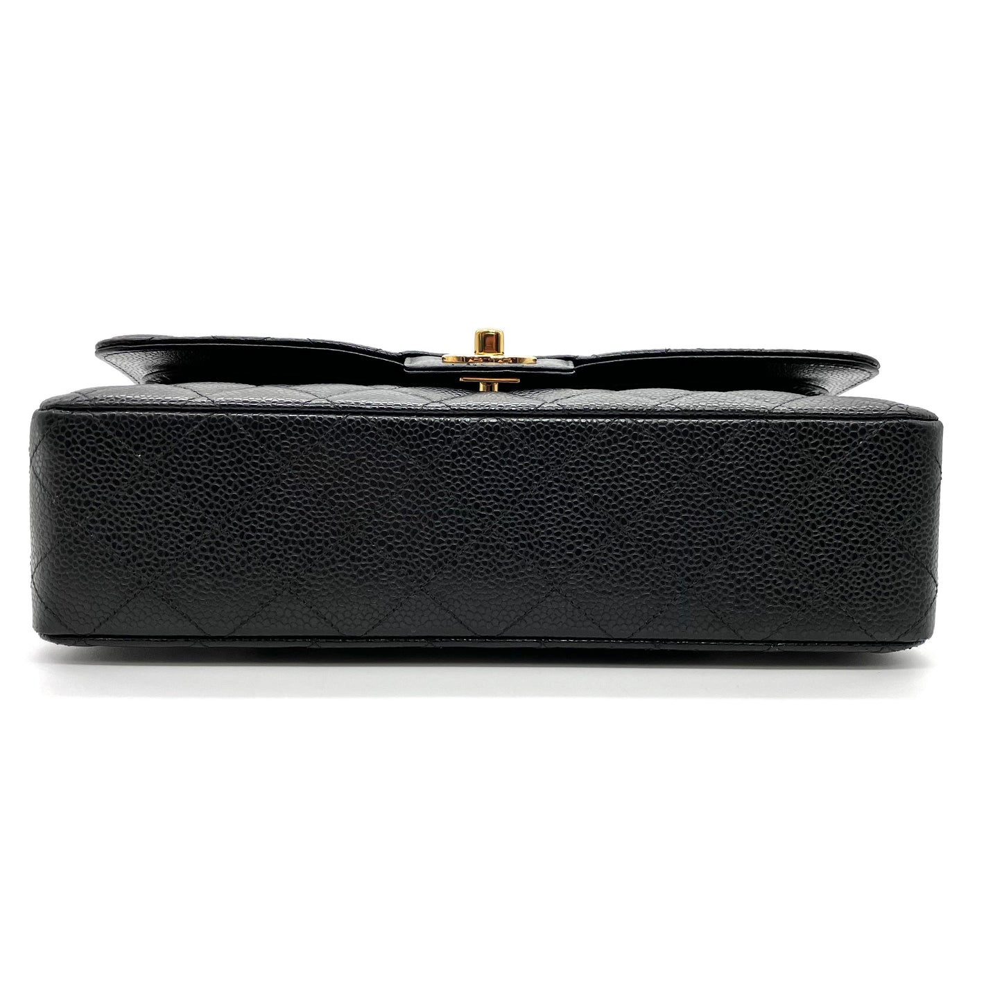 CHANEL Matelasse Caviar W Flap W Chain IC plate