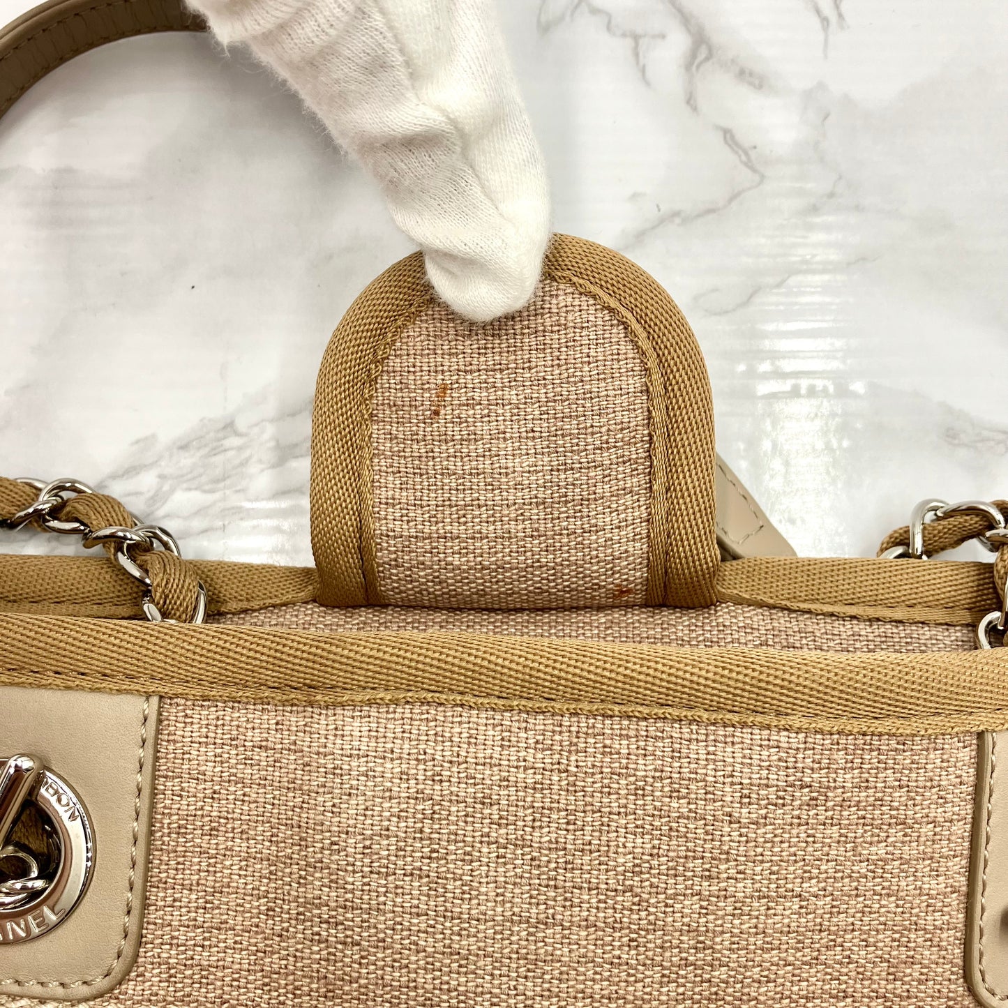 CHANEL Deauville Tote Bag
