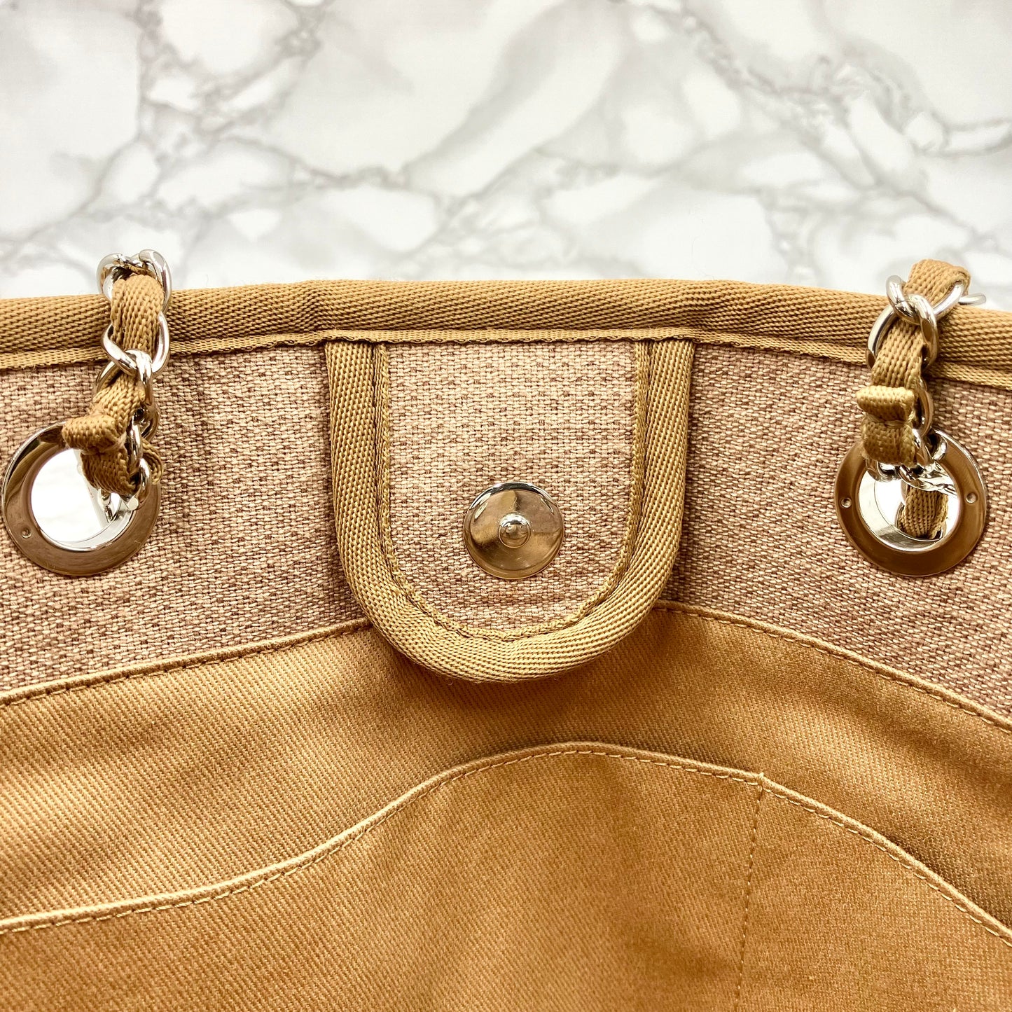 CHANEL Deauville Tote Bag