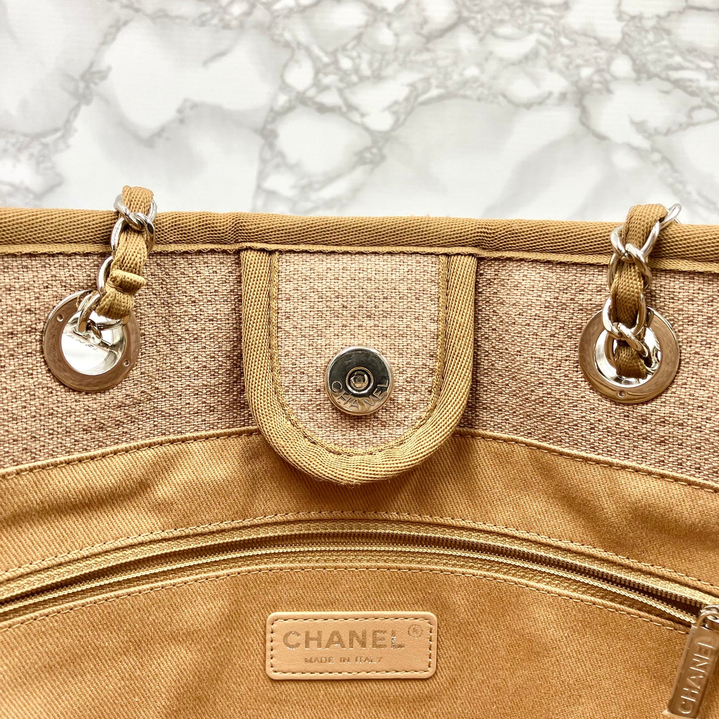 CHANEL Deauville Tote Bag