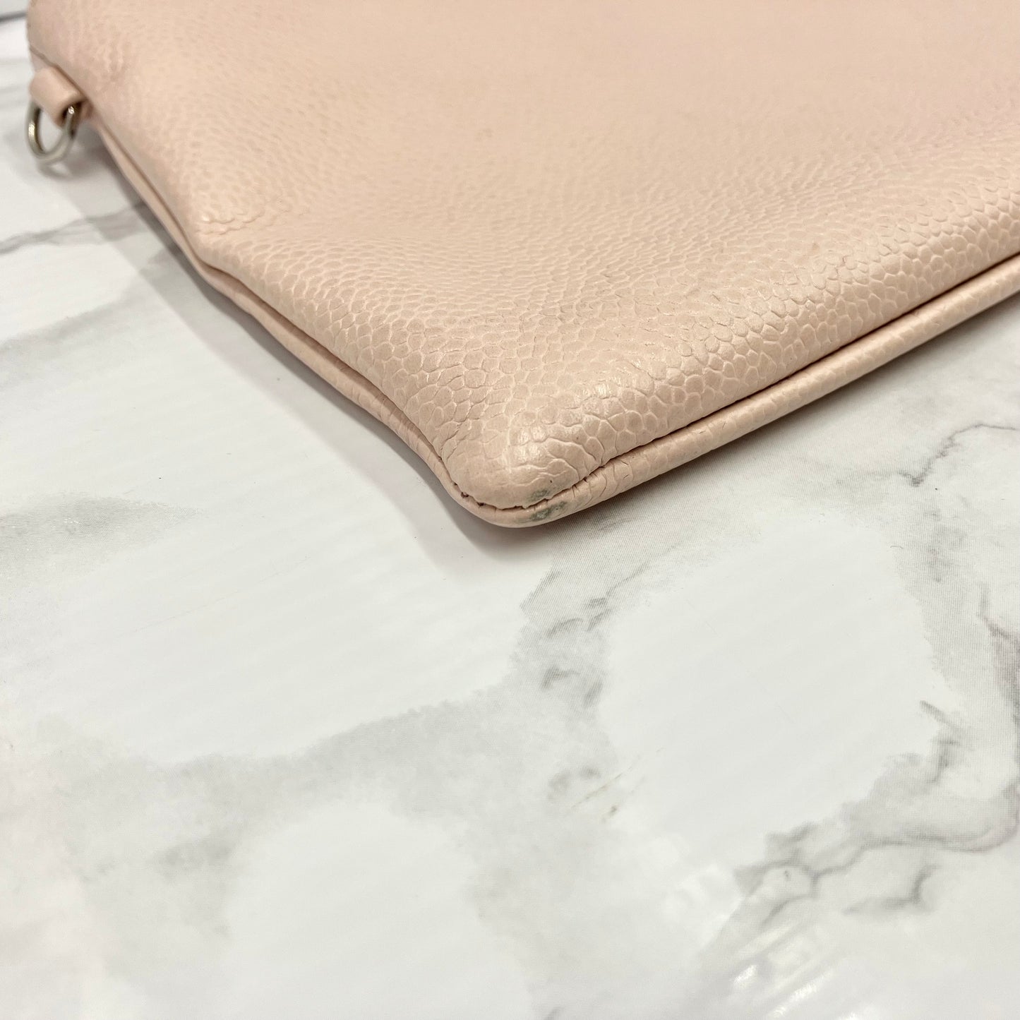 CHANEL Bicolore tote bag caviar skin