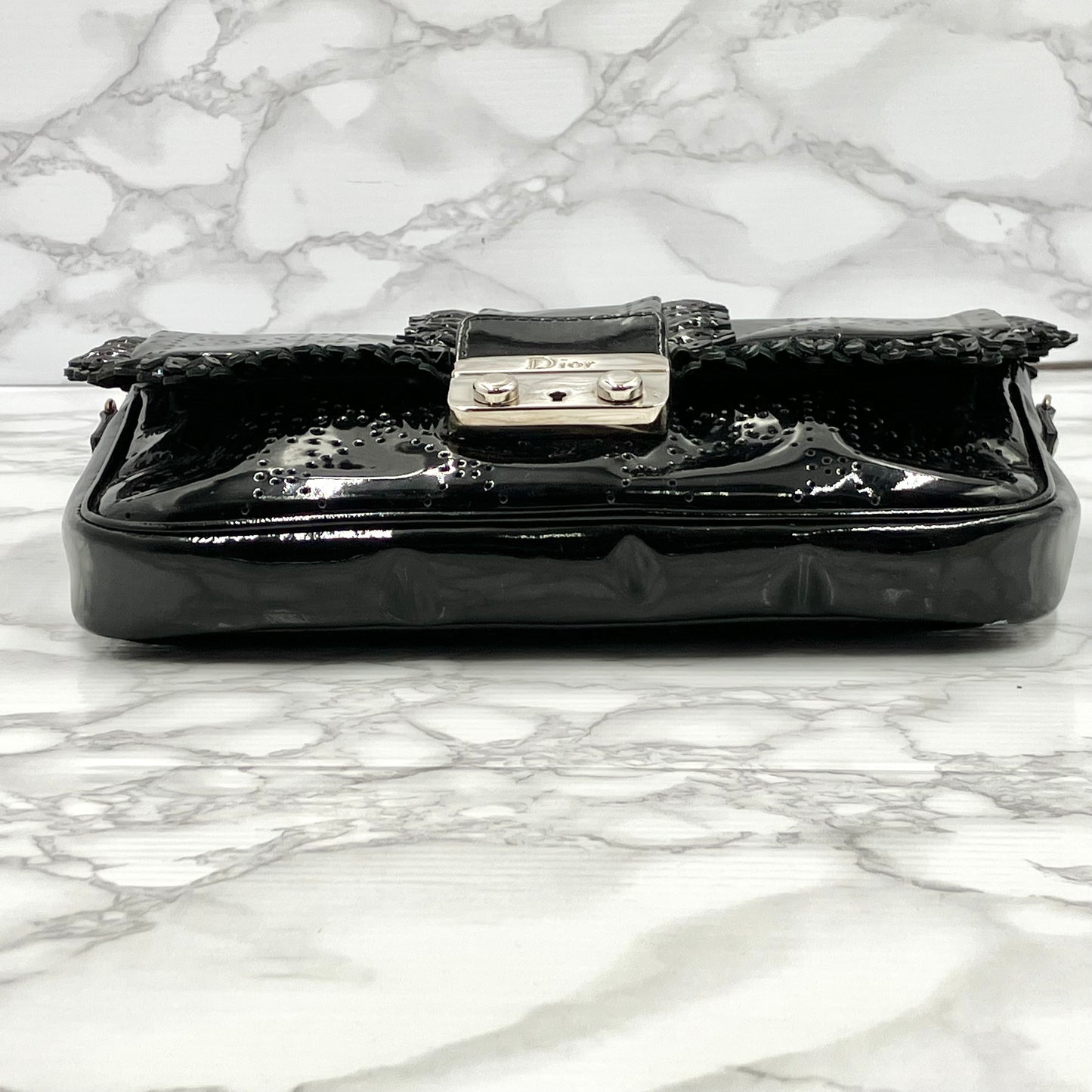 Christian Dior Patent Chain Shoulder Bag