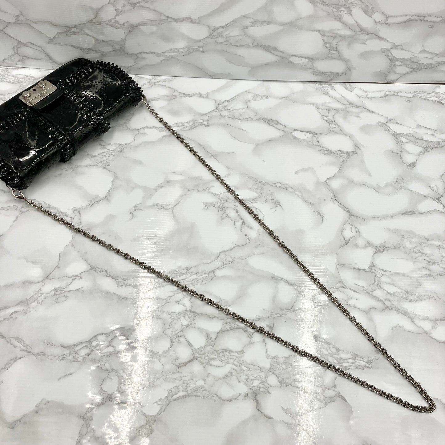 Christian Dior Patent Chain Shoulder Bag