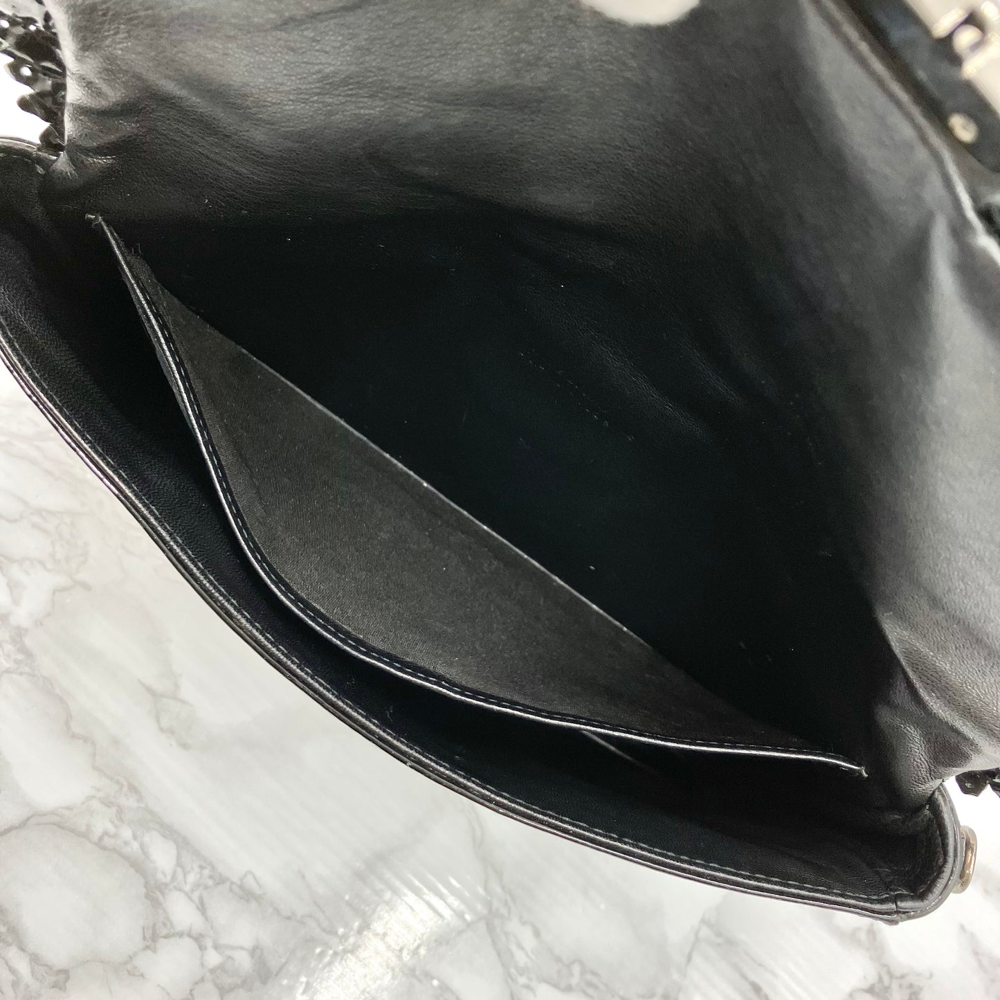Christian Dior Patent Chain Shoulder Bag