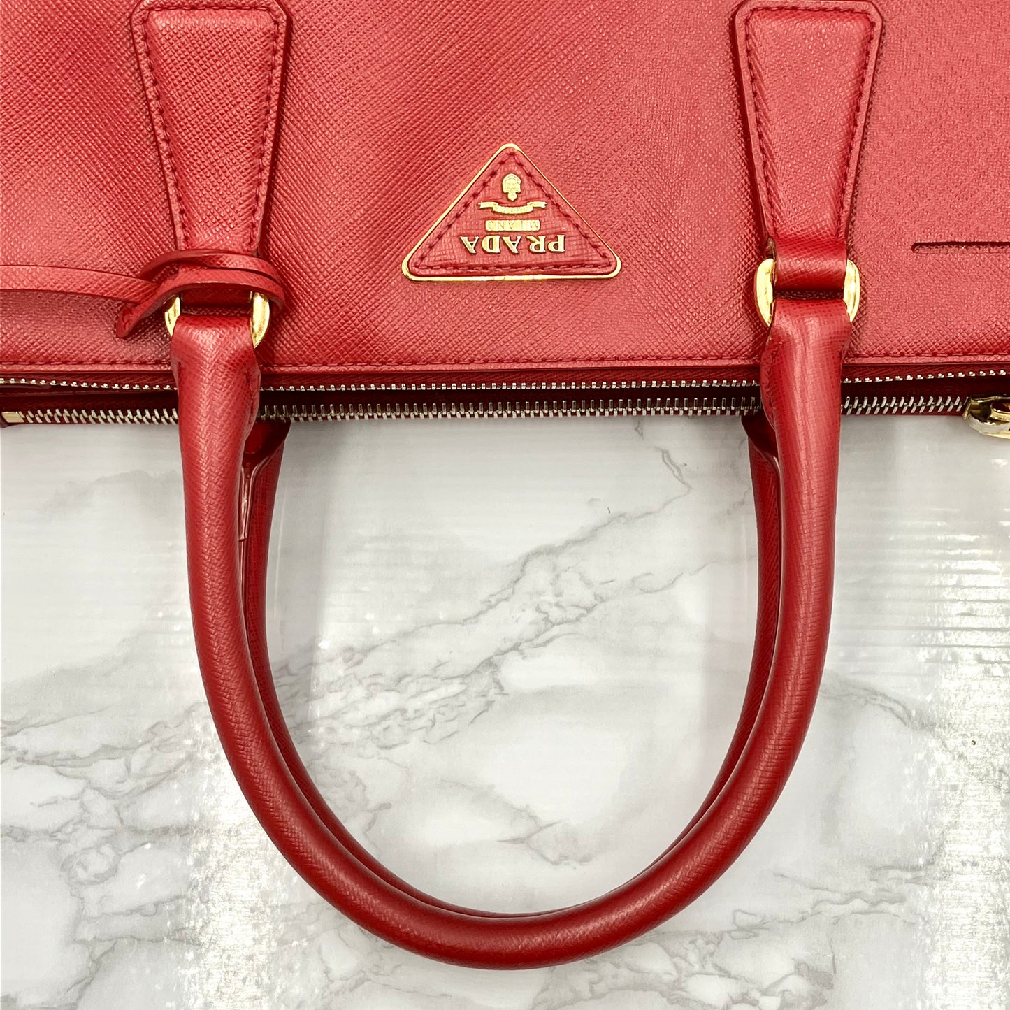 PRADA 2way Saffiano Shoulder Bag