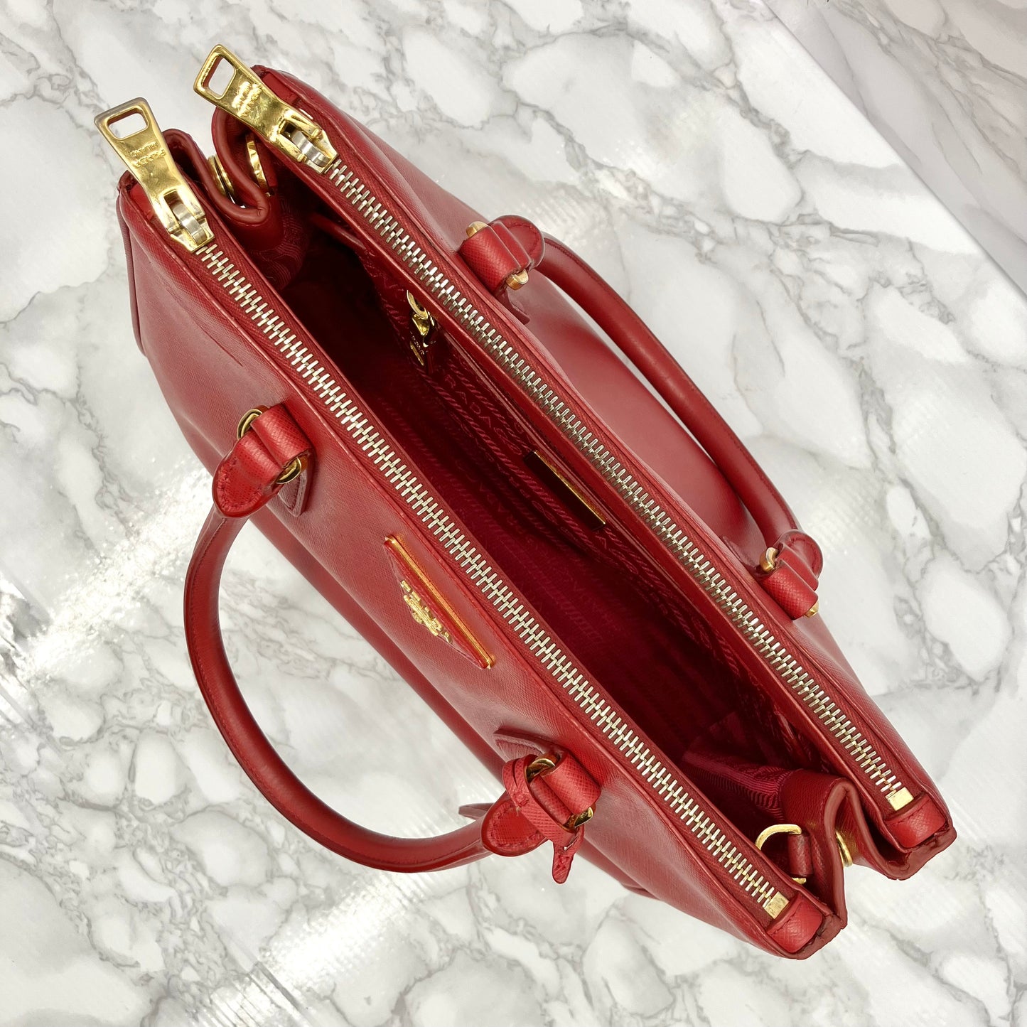 PRADA 2way Saffiano Shoulder Bag