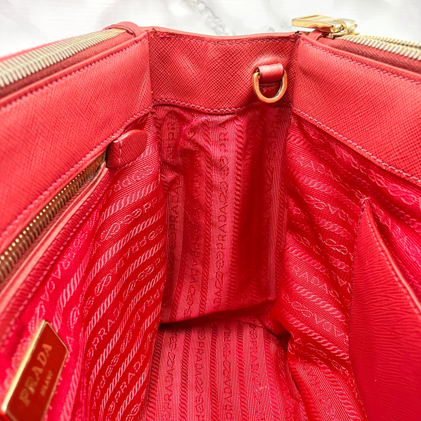 PRADA 2way Saffiano Shoulder Bag