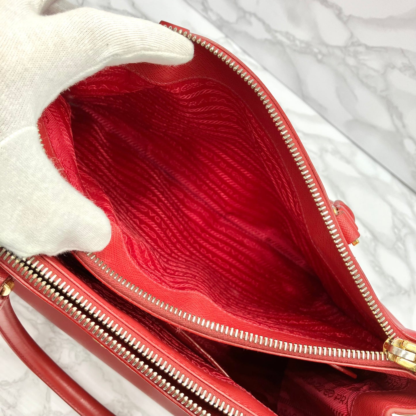 PRADA 2way Saffiano Shoulder Bag