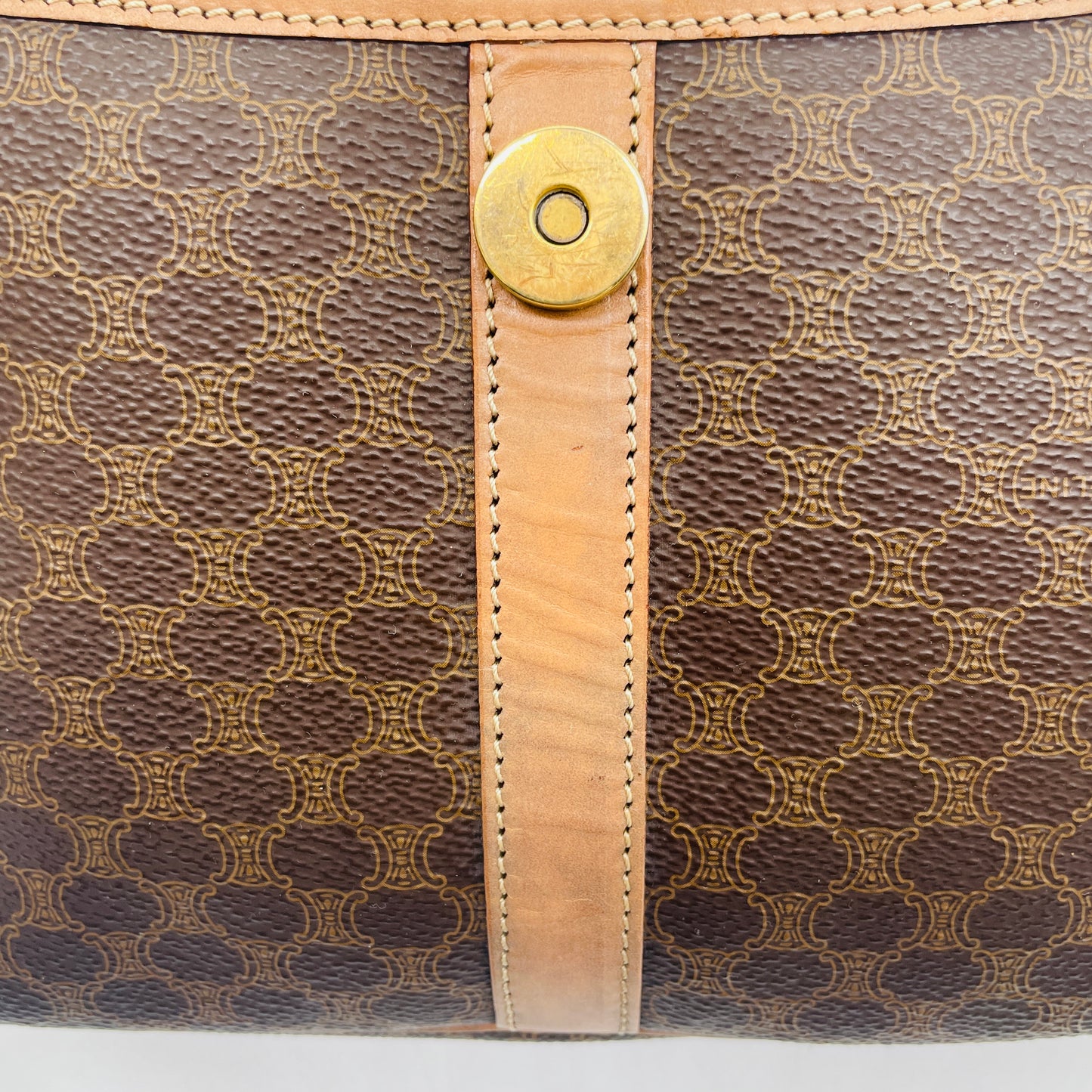 CELINE Macadam Shoulder Bag