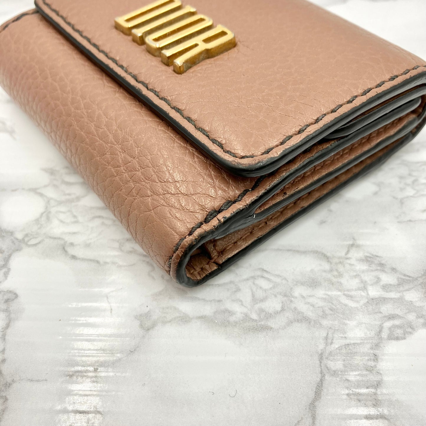 Christian Dior compact wallet