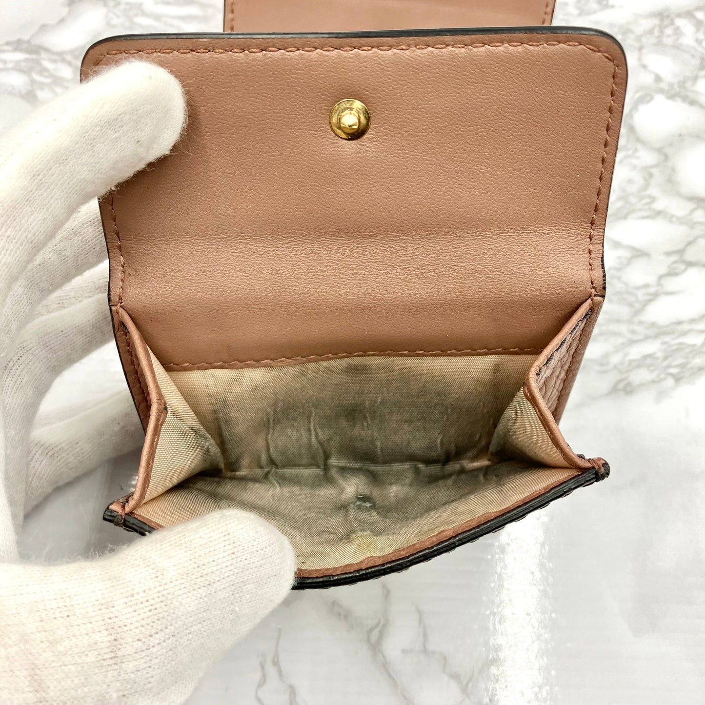 Christian Dior compact wallet
