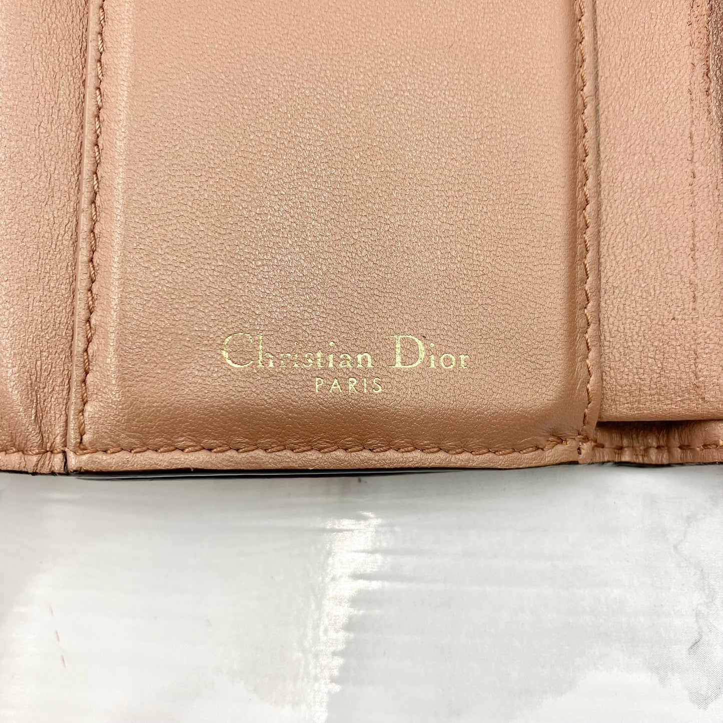 Christian Dior compact wallet