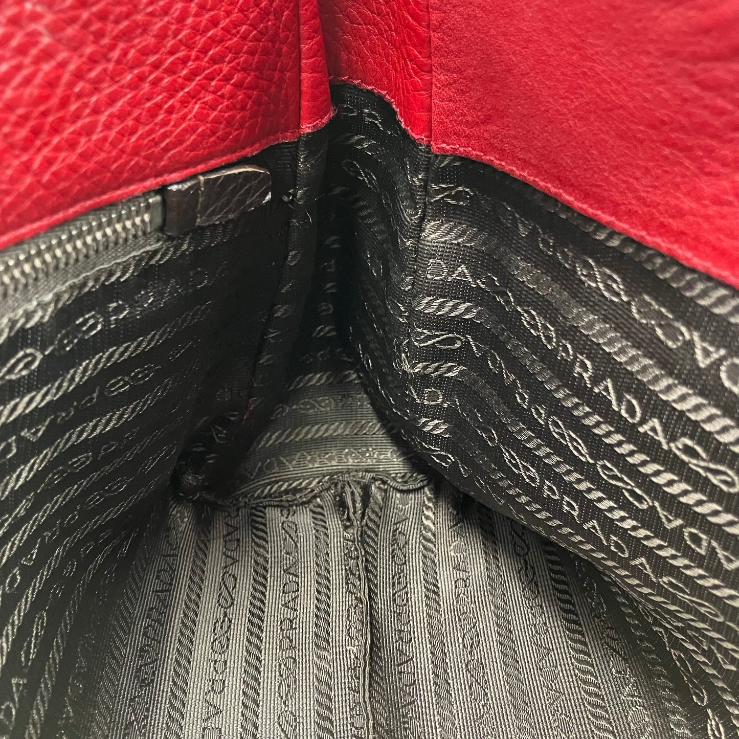 PRADA Leather One Shoulder