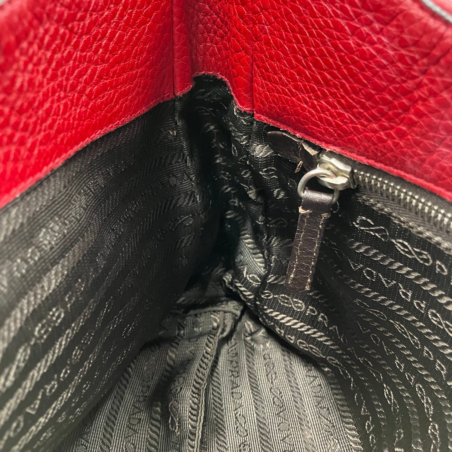 PRADA Leather One Shoulder