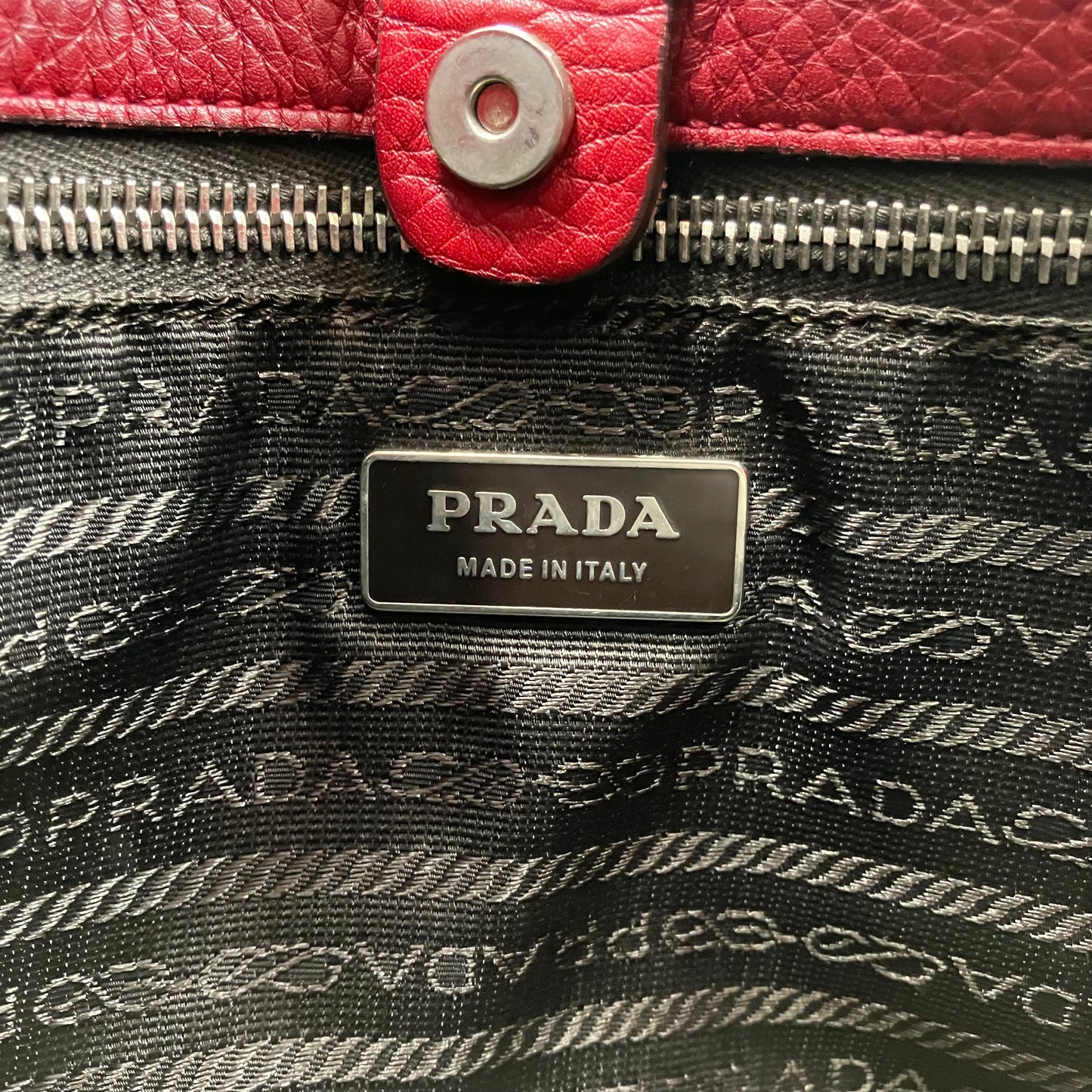 PRADA Leather One Shoulder