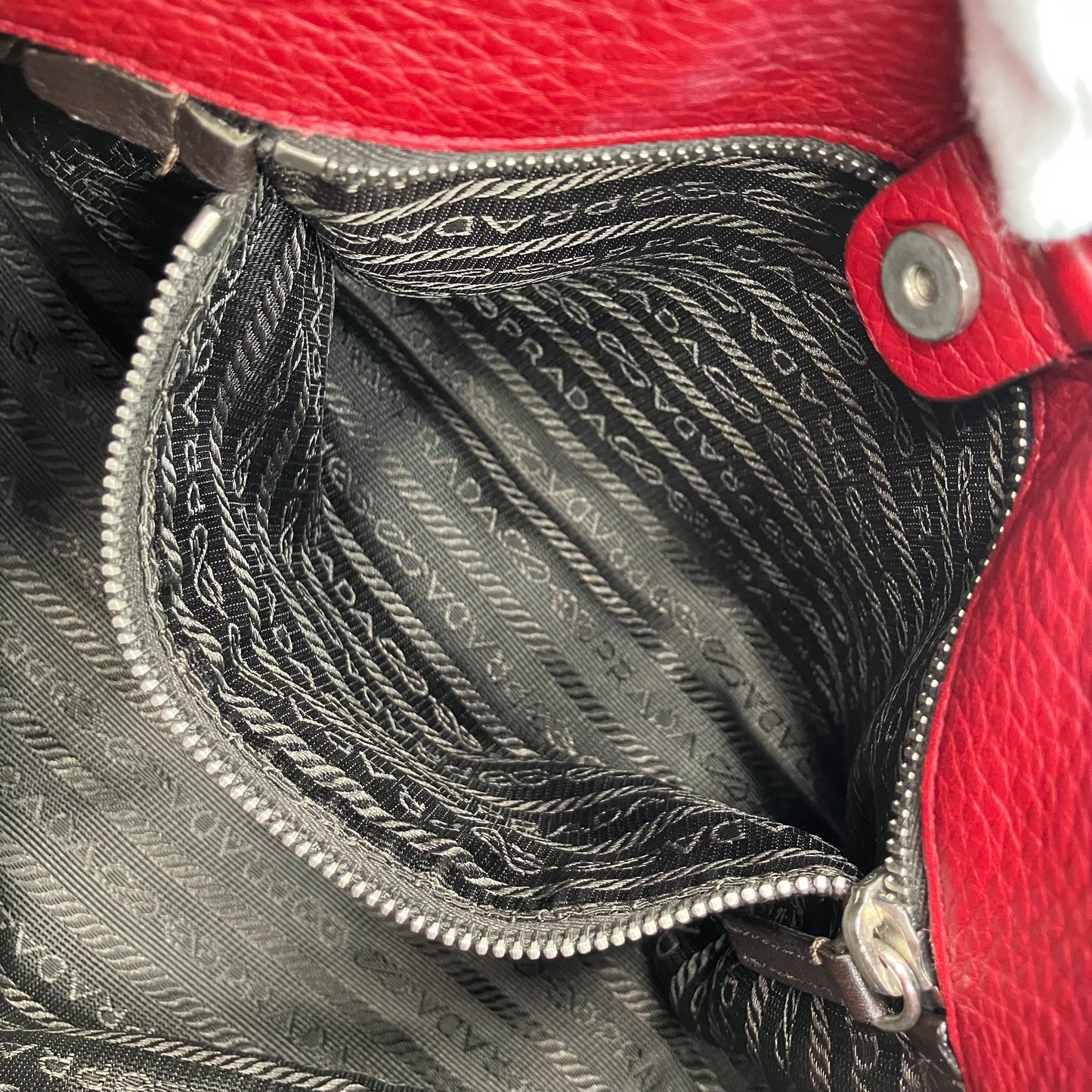PRADA Leather One Shoulder