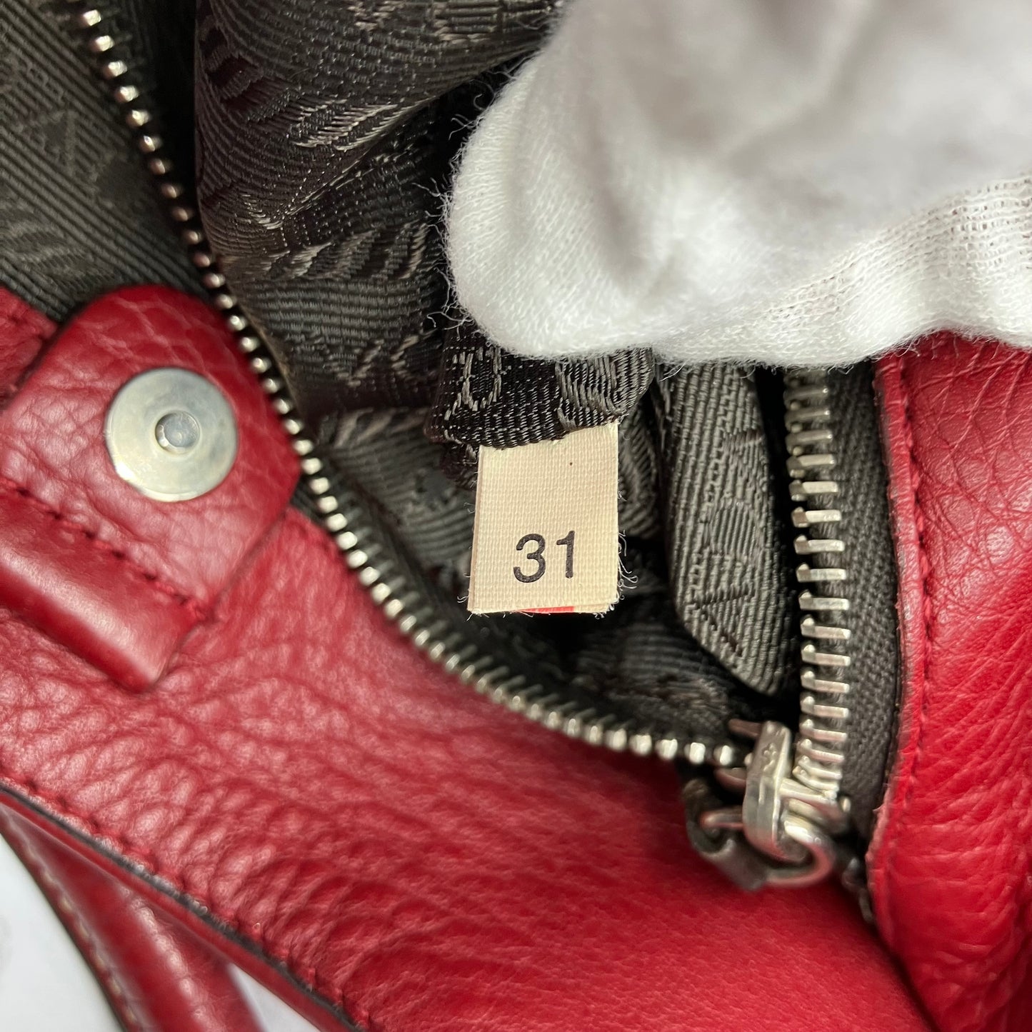 PRADA Leather One Shoulder
