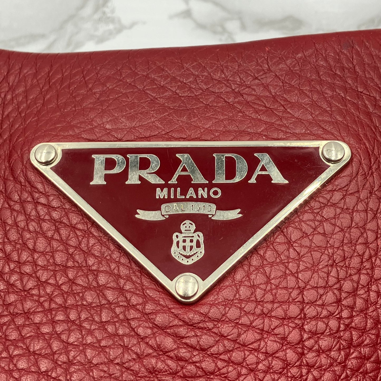 PRADA Leather One Shoulder