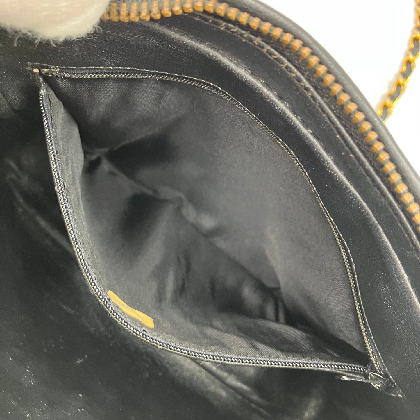 CHANEL Lamb skin chain shoulder bag
