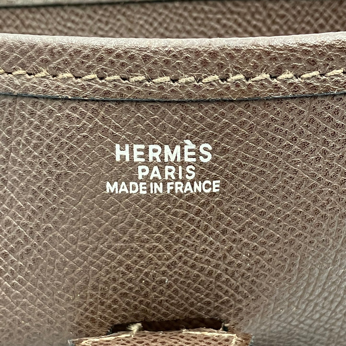 HERMES Evelyne 1PM H togo Havane