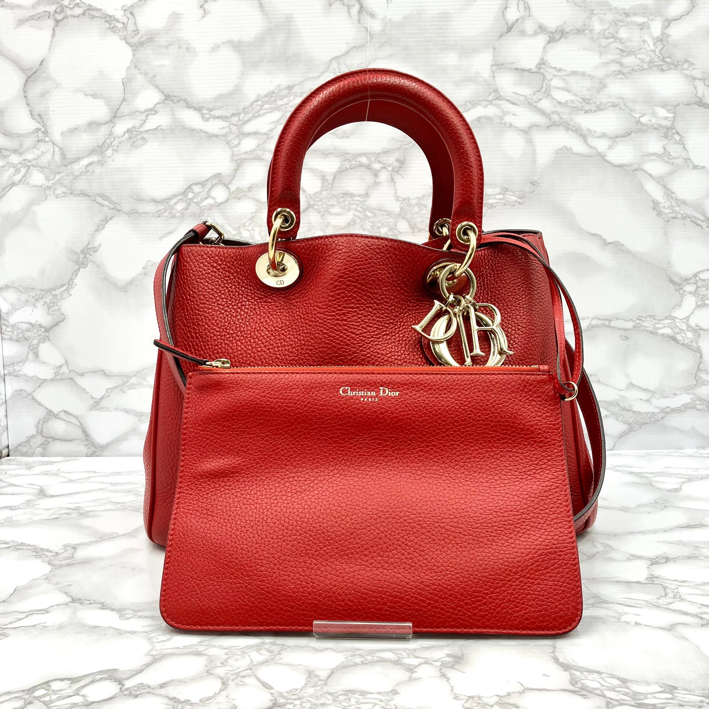 Christian Dior 2way Cannage Shoulder Bag
