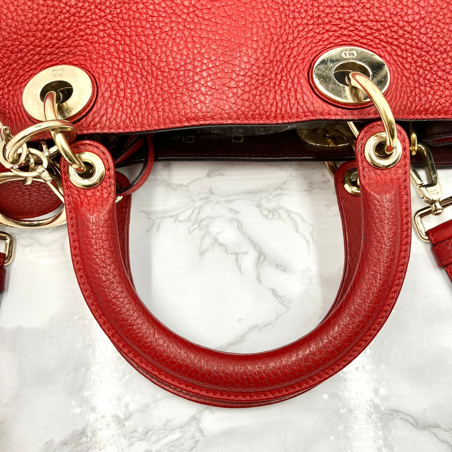 Christian Dior 2way Cannage Shoulder Bag
