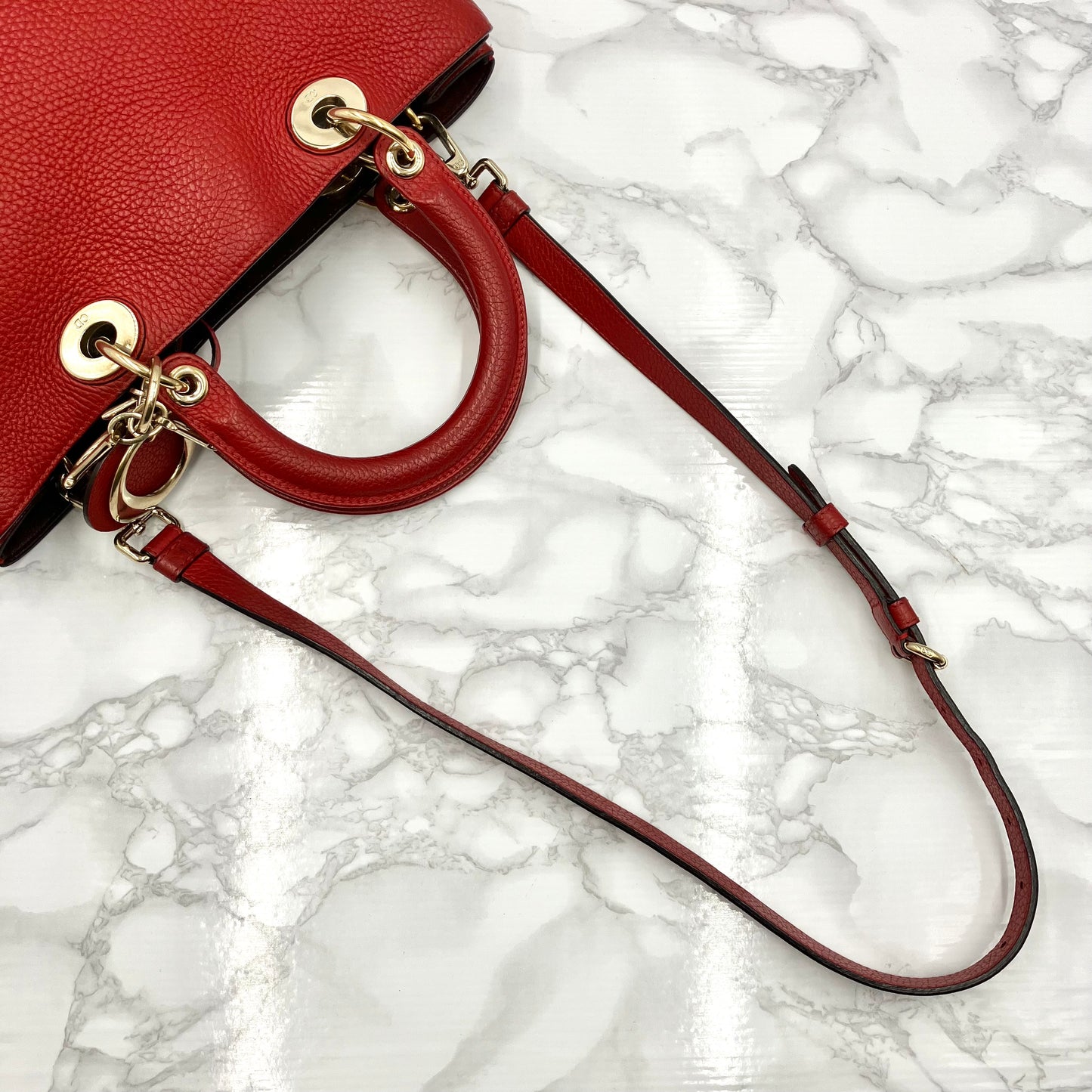 Christian Dior 2way Cannage Shoulder Bag