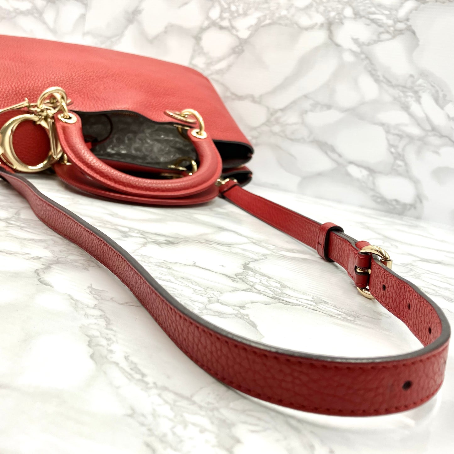 Christian Dior 2way Cannage Shoulder Bag