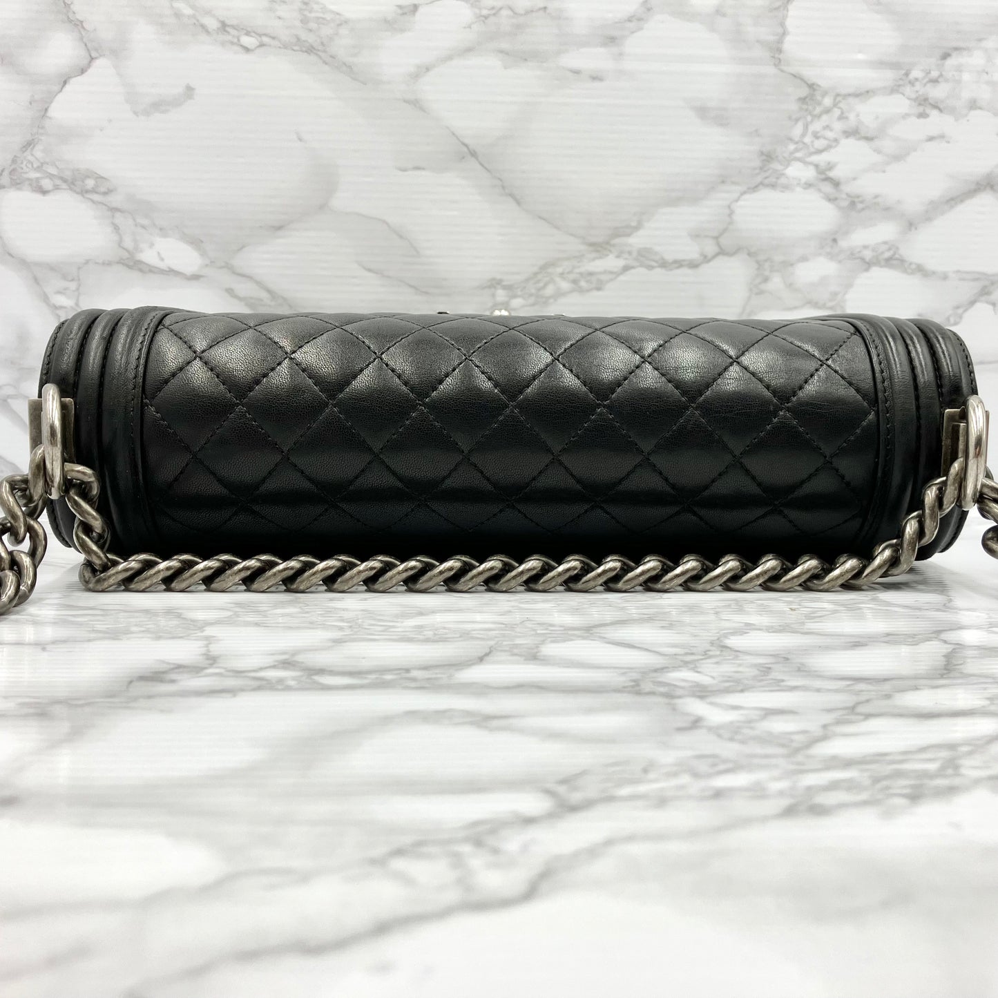 CHANEL BOYCHANEL lambskin Matrasse chain shoulder