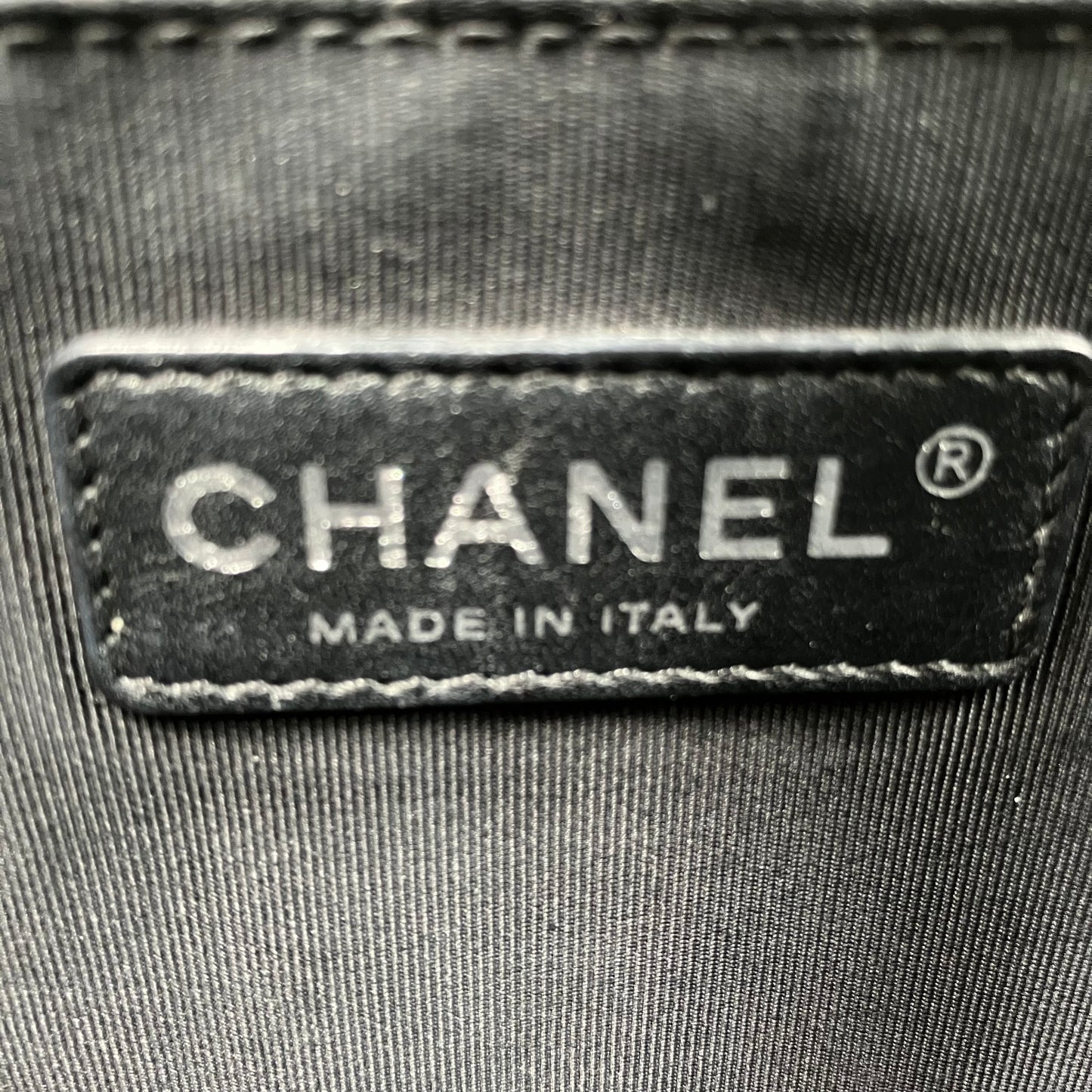 CHANEL BOYCHANEL lambskin Matrasse chain shoulder