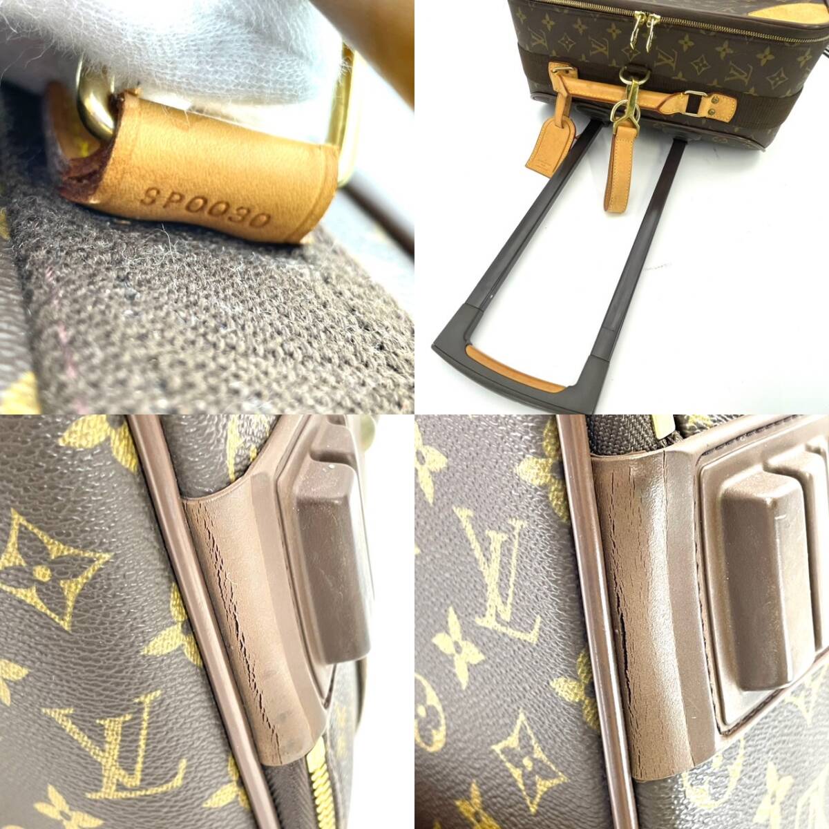 Louis Vuitton Pegasus 55 Carry Bag M23294 Travel Case Monogram Vintage 7-3-745