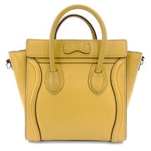 CELINE Luggage Nano Shopper Yellow