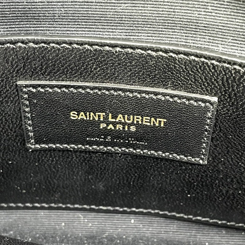 YVES SAINT LAURENT College Mini 2 Way Shoulder Bag Dark Purple