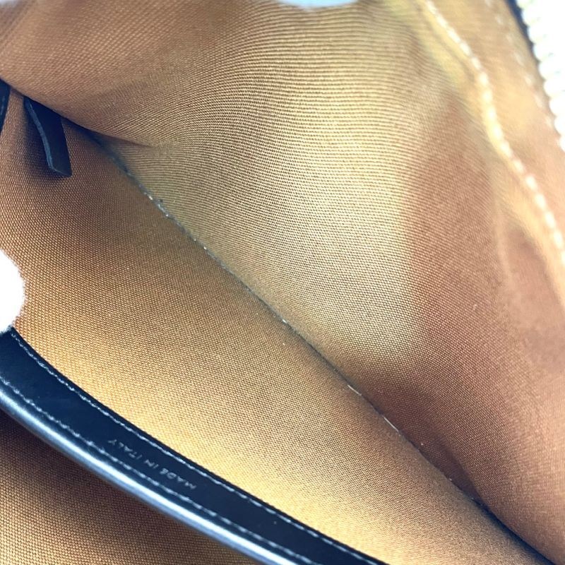 CELINE Triomphe Messenger Shoulder Brown Leather PVC