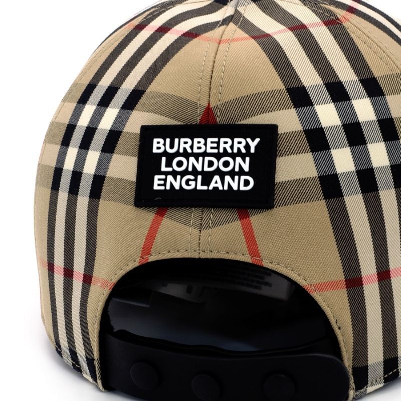 BURBERRY Cap Beige Canvas