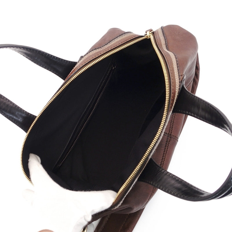 GIVENCHY Nightingale Handbag Brown 2-way Leather Shoulder Bag