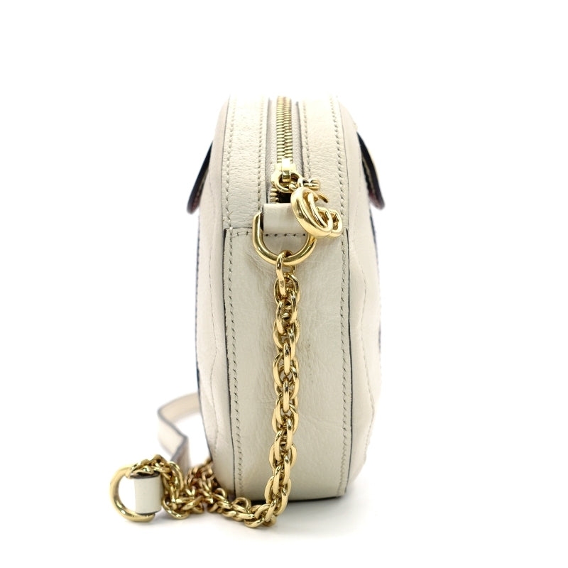 GUCCI Ophidia Chain Shoulder Bag Gold Metal Fittings
