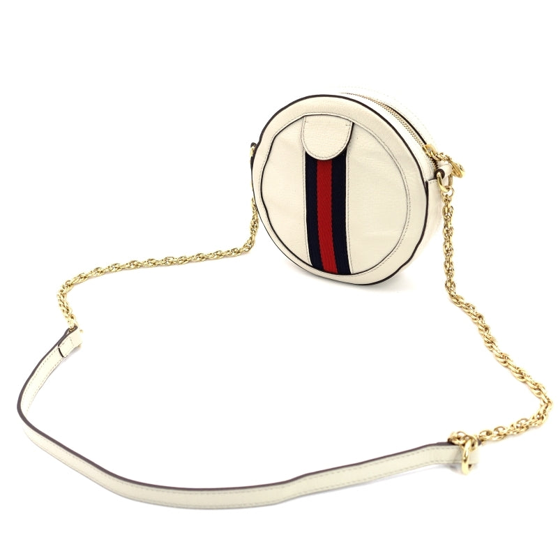 GUCCI Ophidia Chain Shoulder Bag Gold Metal Fittings