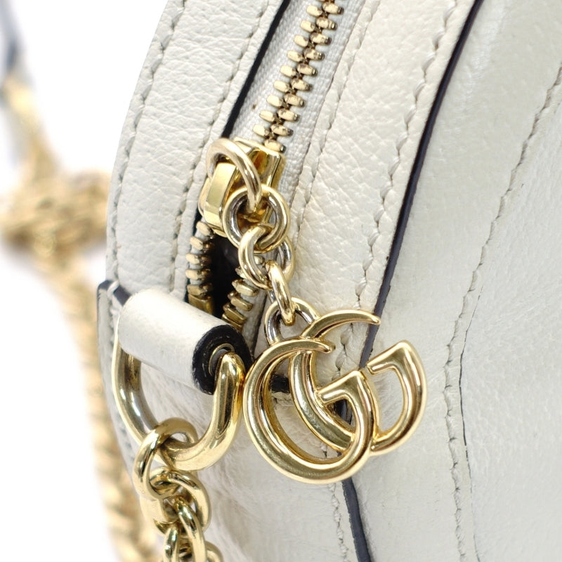 GUCCI Ophidia Chain Shoulder Bag Gold Metal Fittings