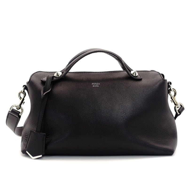 FENDI By the way 2 Way Black Medium Leather