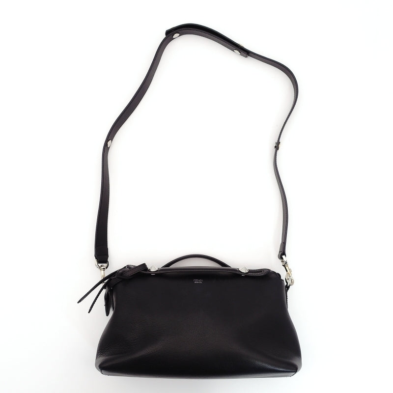 FENDI By the way 2 Way Black Medium Leather