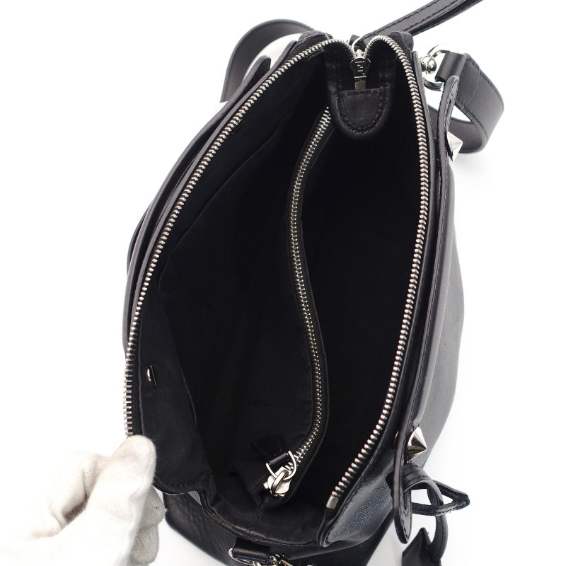 FENDI By the way 2 Way Black Medium Leather