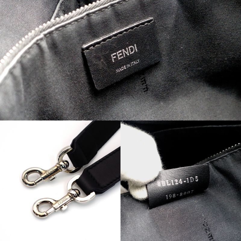 FENDI By the way 2 Way Black Medium Leather