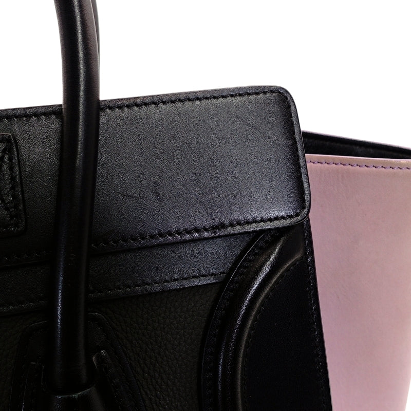 CELINE LUGGAGE MICRO SHOPPER Handbag