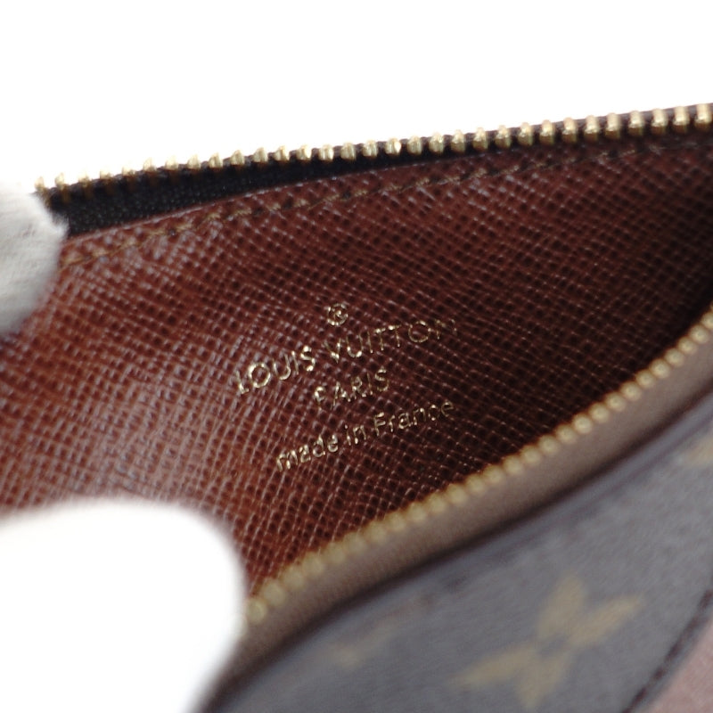 LOUIS VUITTON Monogram Porte Caltromy Card Case PVC Leather