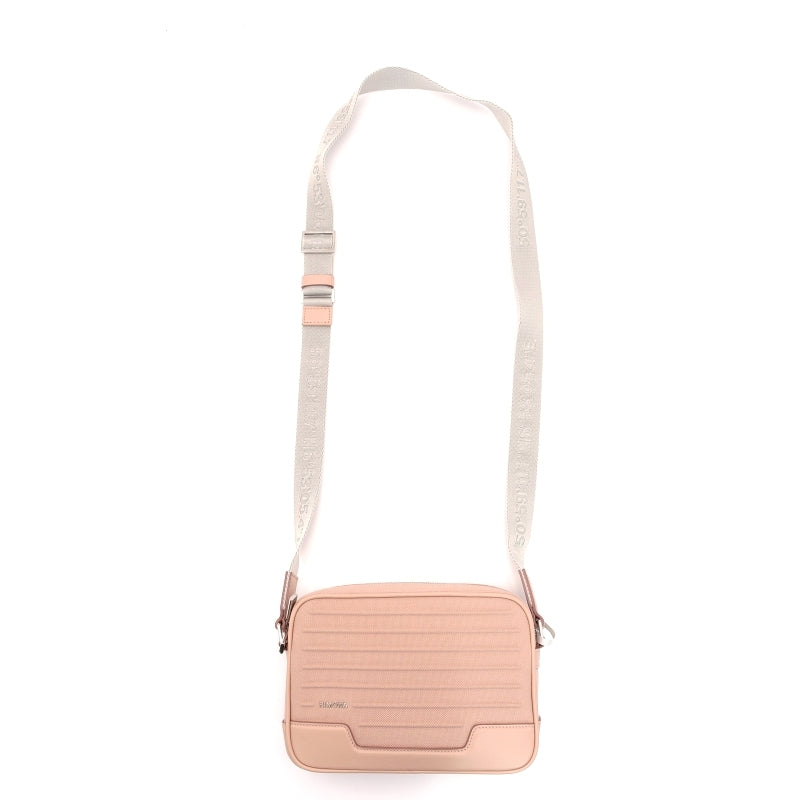 RIMOWA Messenger Shoulder Bag Pink Canvas Leather